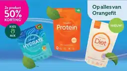 Holland & Barrett 2e product 50% KORTING Op alles van Orangefit aanbieding