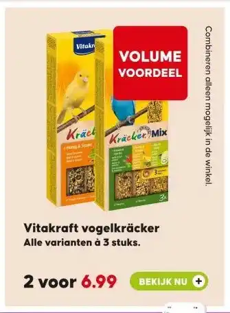 Pets Place Vitakraft vogelkräcker aanbieding