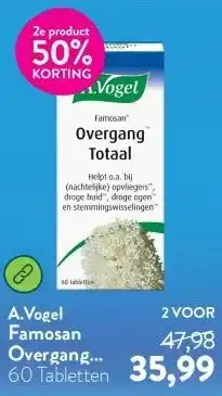 Holland & Barrett Famosan Overgang Stemmingswisselingen aanbieding