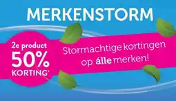 Holland & Barrett 2e product 50% KORTING* op álle merken! aanbieding