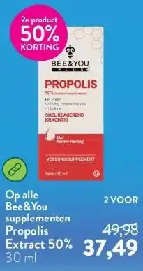 Holland & Barrett Propolis Extract 50% aanbieding