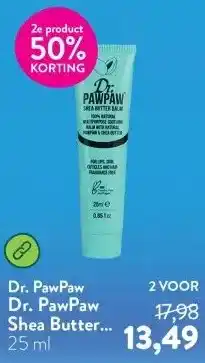 Holland & Barrett Dr. PawPaw Shea Butter Balm aanbieding