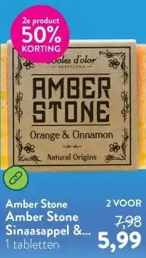 Holland & Barrett Amber Stone Sinaasappel & Kaneel aanbieding