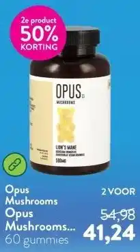 Holland & Barrett Opus Mushrooms Opus Lion's Mane Mushroom - 60 gummies aanbieding