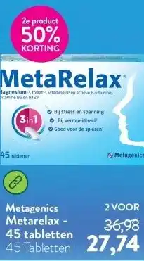 Holland & Barrett Metarelax - 45 tabletten aanbieding