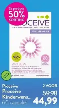 Holland & Barrett Proceive Kinderwens* Vrouw aanbieding