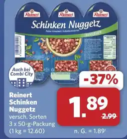 Combi Reinert Schinken Nuggetz aanbieding