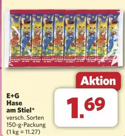 Combi E+G Hase am Stiel aanbieding