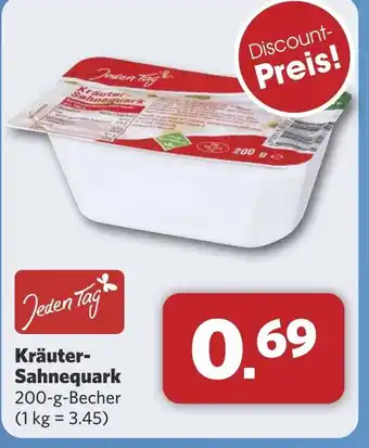 Combi Kräuter- Sahnequark aanbieding