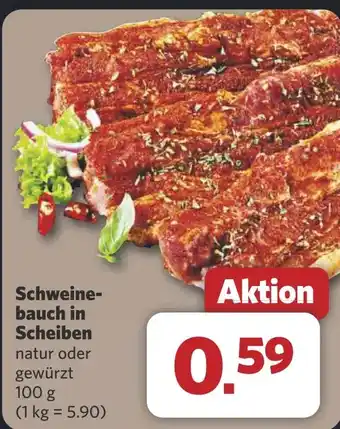 Combi Schweine- bauch in Scheiben aanbieding