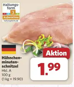 Combi Hähnchen minuten- schnitzel aanbieding