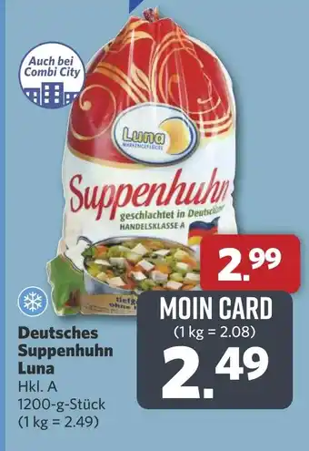 Combi Deutsches Suppenhuhn Luna aanbieding