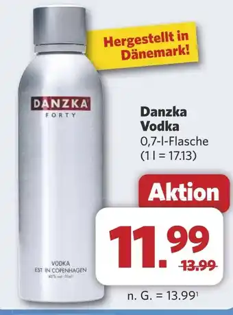 Combi Danzka Vodka aanbieding