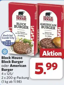 Combi Block House Block Burger oder American Burger aanbieding