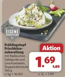 Combi Frühlingstopf Frischkäse- zubereitung aanbieding