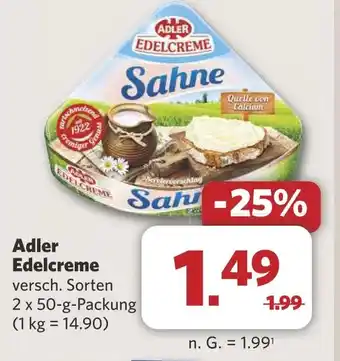 Combi Adler Edelcreme aanbieding