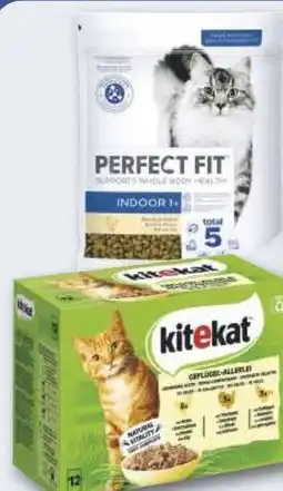 Combi Kitekat Multipack Portionsbeutel oder Perfect Fit Katzennahrung aanbieding