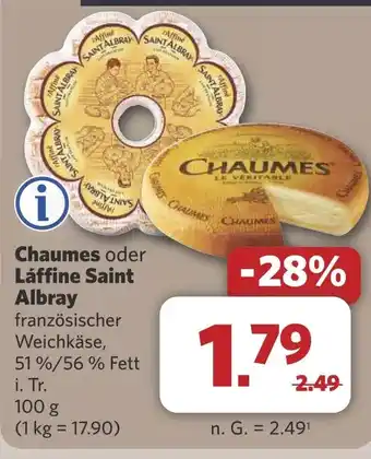 Combi Chaumes oder Láffine Saint Albray aanbieding