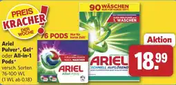 Combi Ariel Pulver*, Gel⭑ oder All-in-1 Pods⭑ aanbieding