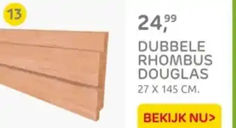 Praxis Dubbele rhombus douglas aanbieding