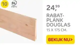 Praxis Rabat plank douglas aanbieding