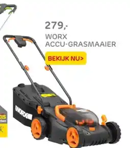 Praxis Work accu grasmaaier aanbieding