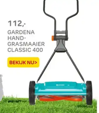 Praxis Gardena hand grasmaaier classic 400 aanbieding