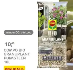 Praxis Compo bio granuplant puimsteen aanbieding