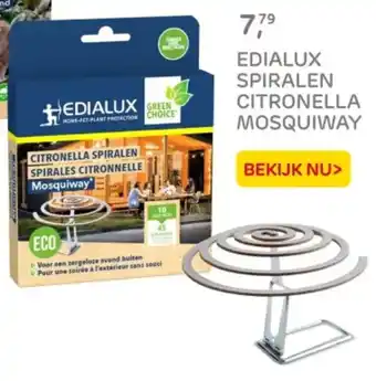 Praxis Edialux spiralen citronella mosquiway aanbieding