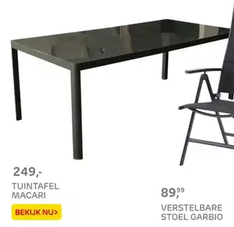 Praxis Tuintafel macari aanbieding