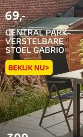 Praxis Central park verstelbare stoel gabrio aanbieding