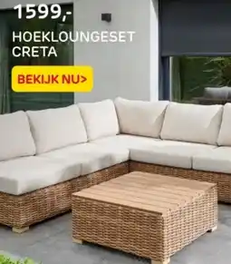 Praxis Hoekloungeset creta aanbieding