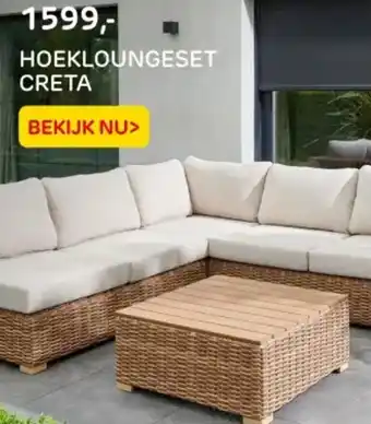 Praxis Hoekloungeset creta aanbieding