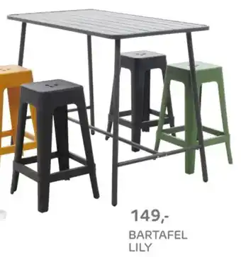 Praxis Bartafel lily aanbieding