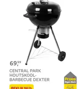 Praxis Central park houtskool barbecue dexter aanbieding