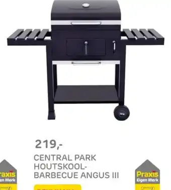 Praxis Central park houtskool barbecue angus III aanbieding