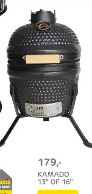 Praxis Kamado 13" of 16" aanbieding