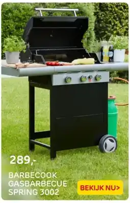 Praxis Barbecook gasbarbecue spring 3002 aanbieding