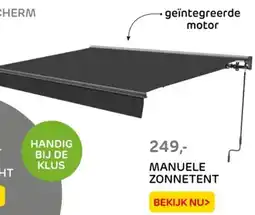 Praxis Manuele zonnetent aanbieding