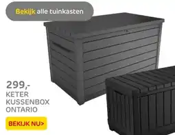 Praxis Keter kussenbox ontario aanbieding