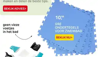 Praxis Gre ondertegels voor zwembad aanbieding