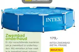 Praxis Intex zwembad metal frame aanbieding