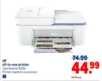 Makro HP all in one printer aanbieding