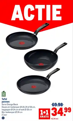 Makro Tefal pannen aanbieding