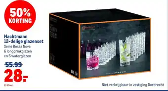 Makro Nachtmann 12 delige glazenset aanbieding