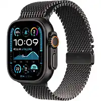 MediaMarkt APPLE Watch Ultra 2 GPS + Cellular 49mm Black Titanium Milanese Loop Small Smartwatch Black aanbieding