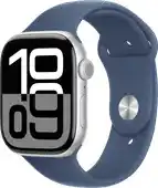 Coolblue Apple Watch Series 10 4G 46mm Zilver Sportband S/M aanbieding