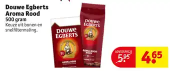 Kruidvat Douwe Egberts Aroma Rood 500g aanbieding