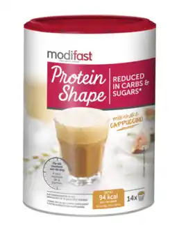 De Online Drogist Modifast Protein Shape Milkshake Cappuccino aanbieding