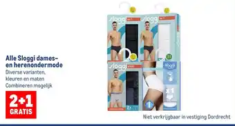 Makro Alle Sloggi dames en herenondermode aanbieding